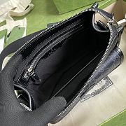 Gucci Messenger Bag With Interlocking G Black 674164 21x16.5x8cm - 3