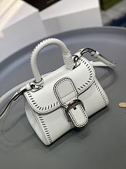 Brillant leather bag Delvaux White in Leather - 30013503