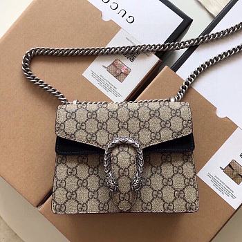 Gucci Dionysus GG Supreme Mini Bag 421970 Size 20cm