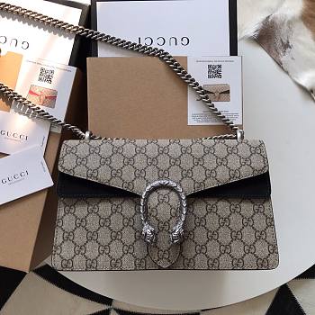 Gucci Dionysus GG Supreme Medium Bag 421970 Size 28x17x9cm