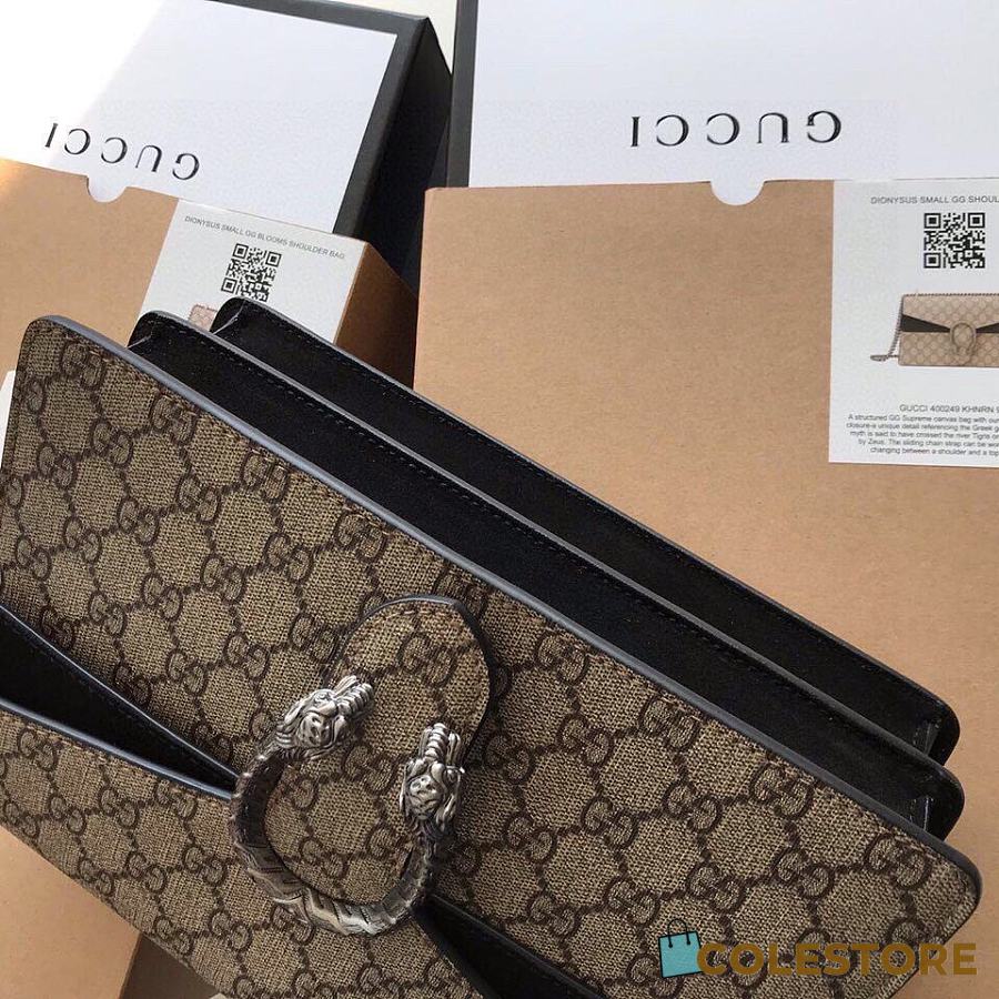 Gucci Dionysus GG Supreme Medium Bag 421970 Size 28x17x9cm 