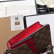 Gucci Dionysus GG Supreme Mini Bag In Red 421970 Size 20cm - 3