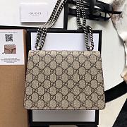 Gucci Dionysus GG Supreme Mini Bag In Red 421970 Size 20cm - 4