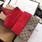 Gucci Dionysus GG Supreme Mini Bag In Red 421970 Size 20cm - 5