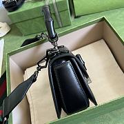 Gucci Bamboo Mini Top Handle Bag Black 686864 17cm - 4