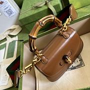 Gucci Bamboo Mini Top Handle Bag Brown 686864 17cm - 4