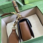 Gucci Bamboo Mini Top Handle Bag Brown 686864 17cm - 5