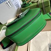 Gucci Bamboo Mini Top Handle Bag Green 686864 17cm - 2