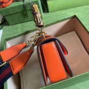 Gucci Bamboo Mini Top Handle Bag 686864 Red 17cm - 4