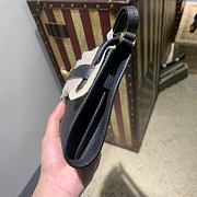 Hermes Kelly Wallet To Go Black RD4006 20cm - 2