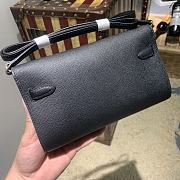 Hermes Kelly Wallet To Go Black RD4006 20cm - 3