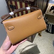 Hermes Kelly Wallet To Go Brown RD4006 20cm - 3