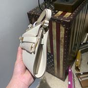 Hermes Kelly Wallet To Go White RD4006 Size 20x11x2cm - 6
