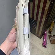 Hermes Kelly Wallet To Go White RD4006 Size 20x11x2cm - 5
