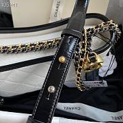 Chanel Gabrielle Hobo Bag In White AS1521 Size 20cm - 5