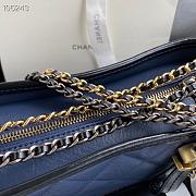 Chanel Gabrielle Hobo Bag In Navy AS1521 Size 20cm - 6