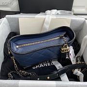 Chanel Gabrielle Hobo Bag In Navy AS1521 Size 20cm - 5
