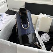 Chanel Gabrielle Hobo Bag In Navy AS1521 Size 20cm - 3