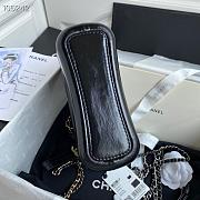 Chanel Gabrielle Hobo Bag In Black AS1521 Size 20cm - 4