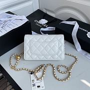 Chanel Wallet On Chain Lambskin Size 19cm - 5