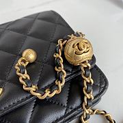 Chanel Wallet On Chain Lambskin Black Size 19cm - 4