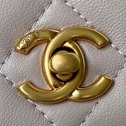 Chanel Wallet On Chain Lambskin Purple Size 19cm - 5