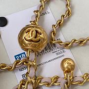 Chanel Wallet On Chain Lambskin Purple Size 19cm - 6