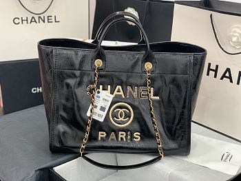 Chanel Shopping Bag Cowhide Leather Size 40X31X21cm