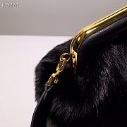 Fendi First Black Mink Bag 32cm - 5