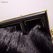 Fendi First Black Mink Bag 32cm - 6