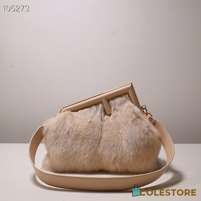 Fendi First Pink Mink Bag 8BP129 32cm - 1