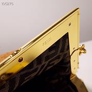Fendi First Brown Mink Bag 8BP129 Size 32x15x23.5cm - 6