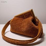 Fendi First Brown Mink Bag 8BP129 Size 32x15x23.5cm - 5