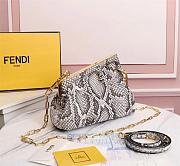 Fendi First Natural Python Leather Bag 8BP129 Size 26×9.5×18cm  - 3