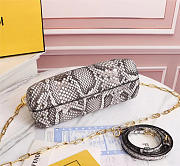 Fendi First Natural Python Leather Bag 8BP129 Size 26×9.5×18cm  - 2