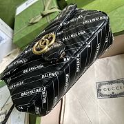 Gucci x Balenciaga GG Marmont Shoulder Bag 443497 26cm - 3