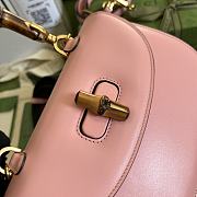 Gucci Bamboo Mini Top Handle Bag Pink ‎675797 21cm - 5