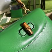 Gucci Bamboo Mini Top Handle Bag Green ‎675797 21cm - 2