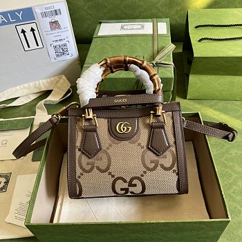 Gucci Diana Jumbo GG Mini Tote Bag 655661 20cm