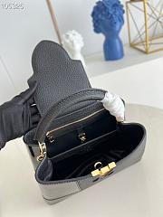 Louis Vuitton Capucines BB In Black 27cm - 3