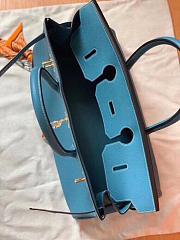 Hermes Birkin Togo Shoulder Bag Blue Size 42cm  - 5