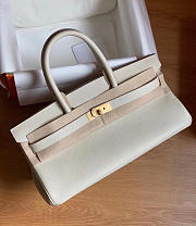 Hermes Birkin Togo Shoulder White Size 42cm  - 1