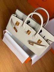 Hermes Birkin Togo Shoulder White Size 42cm  - 3
