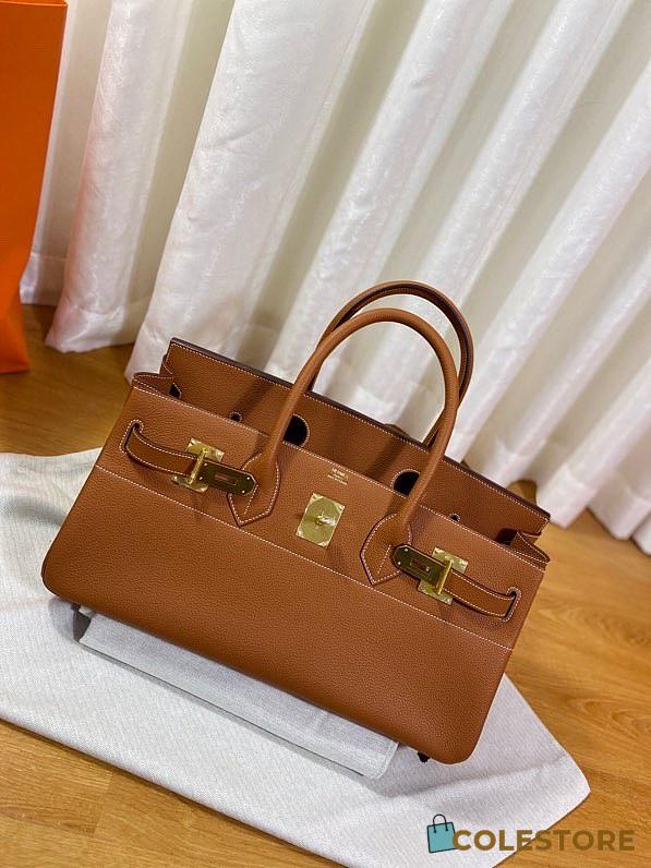 Hermes Birkin Togo Shoulder Brown Size 42cm  - 1