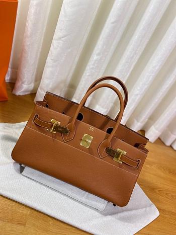 Hermes Birkin Togo Shoulder Brown Size 42cm 
