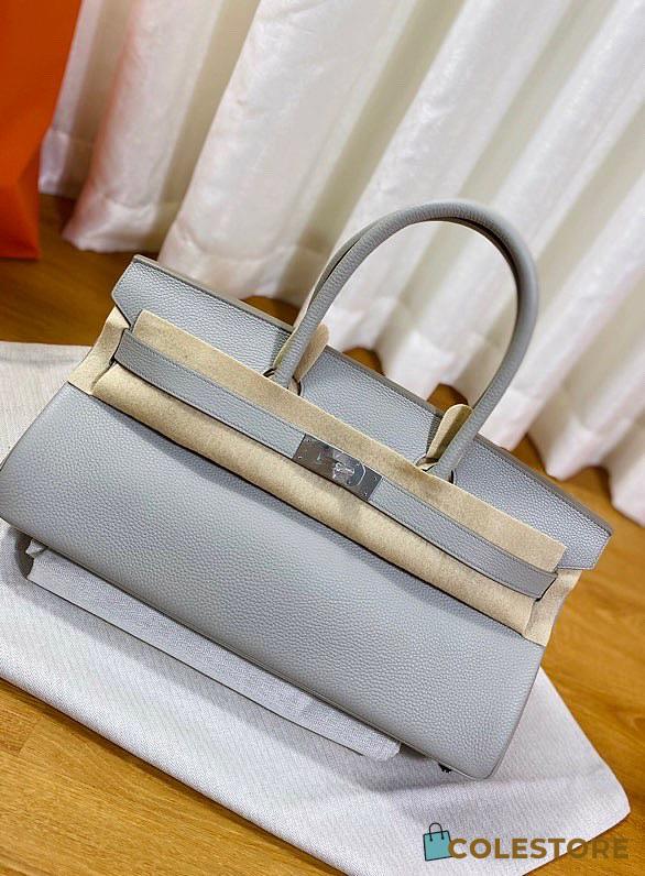 Hermes Birkin Togo Shoulder Gray Size 42cm  - 1
