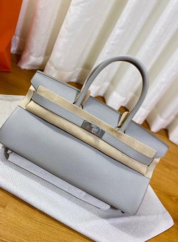 Hermes Birkin Togo Shoulder Gray Size 42cm 