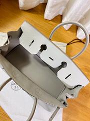 Hermes Birkin Togo Shoulder Gray Size 42cm  - 5