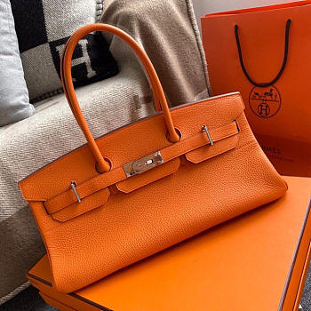 Hermes Birkin Togo Shoulder Orange Size 42cm 