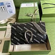 Colestore Gucci x Balenciaga GG Dionysus Shoulder Bag Black 400249 Size 28cm - 1